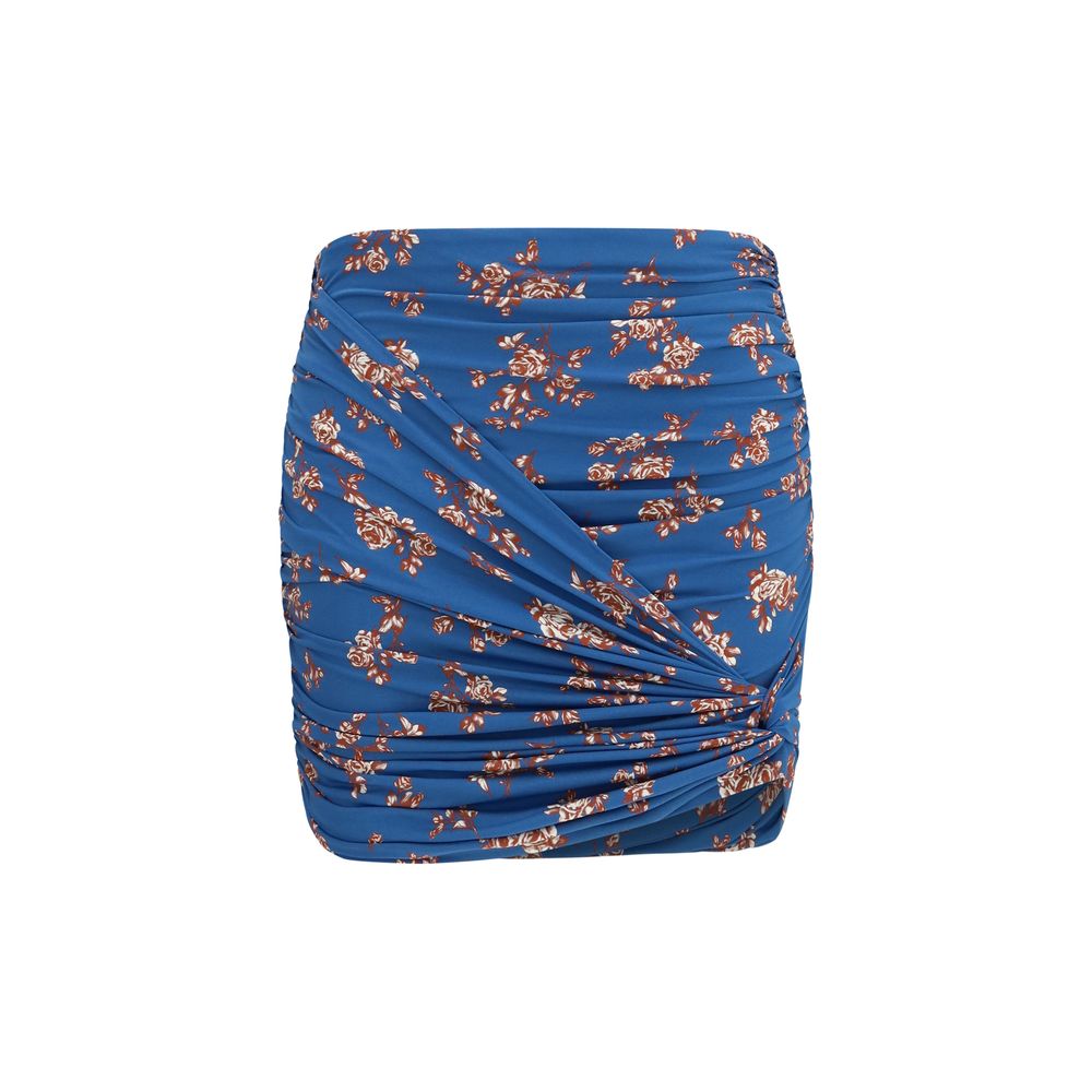Magda Butrym Blue Polyamide Mini Skirt Magda Butrym