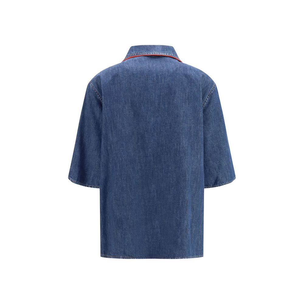Valentino Garavani Blue Denim Shirt Valentino Garavani