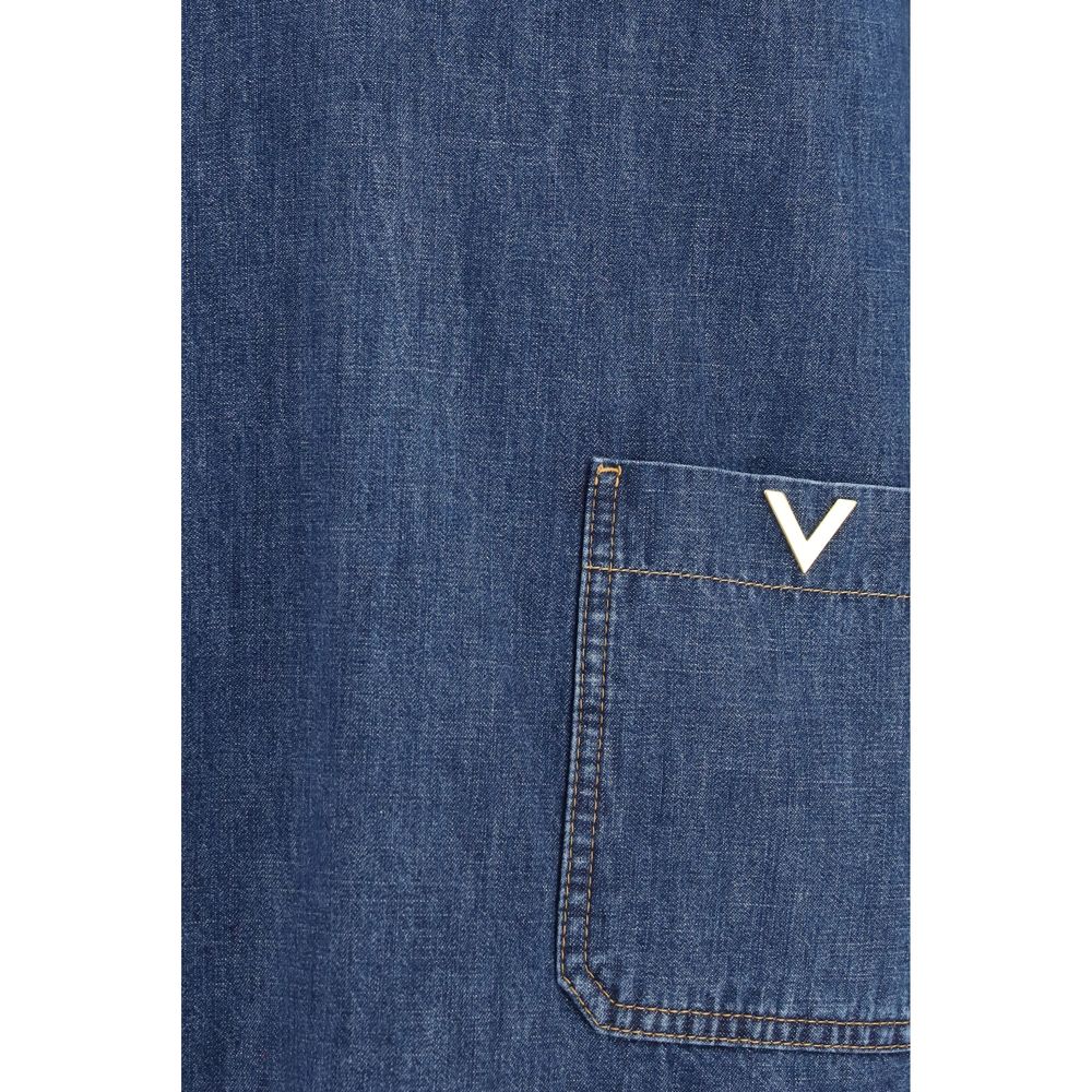 Valentino Garavani Blue Denim Shirt Valentino Garavani