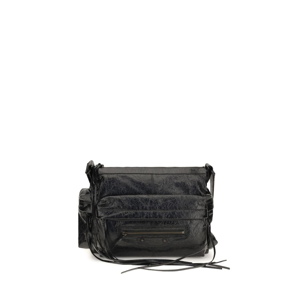 Balenciaga Black Lamb Ovis Aries Aries Shoulder Bag Balenciaga