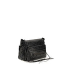 Balenciaga Black Lamb Ovis Aries Aries Shoulder Bag Balenciaga