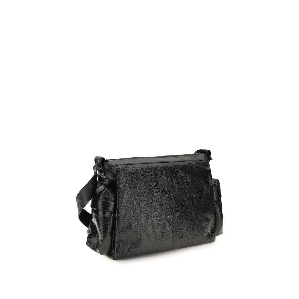 Balenciaga Black Lamb Ovis Aries Aries Shoulder Bag Balenciaga