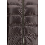 Herno Brown Polyester Full-Length Jacket