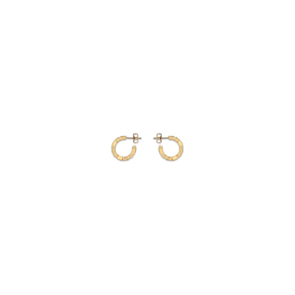 Versace Gold Brass Earrings Versace