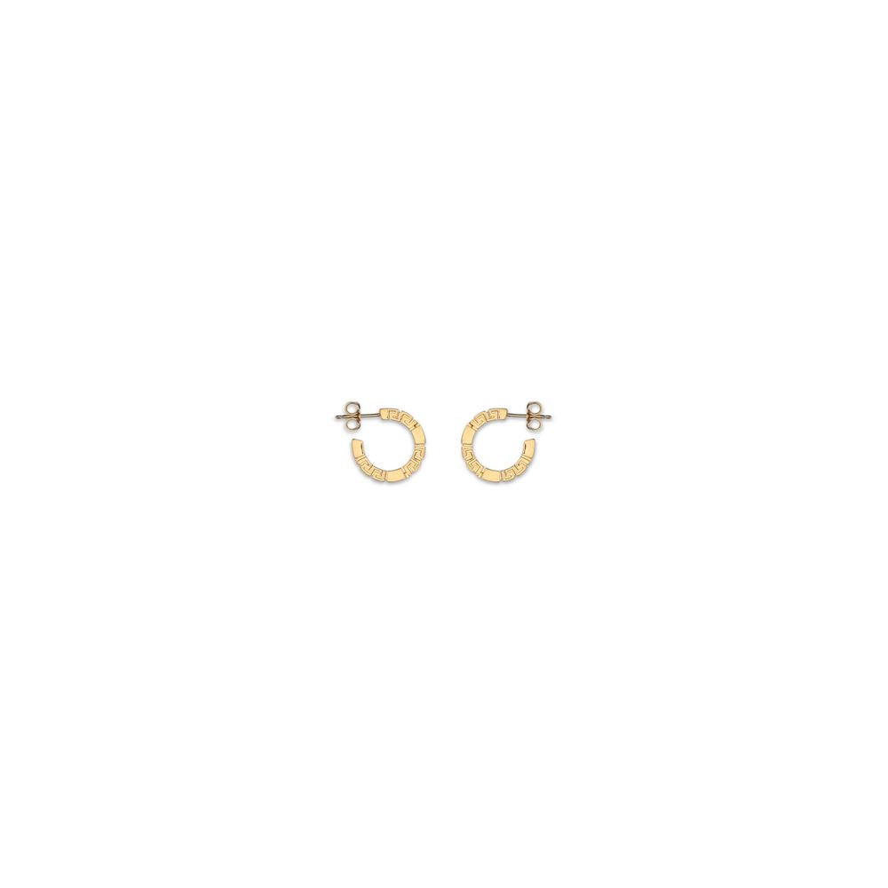 Versace Gold Brass Earrings Versace