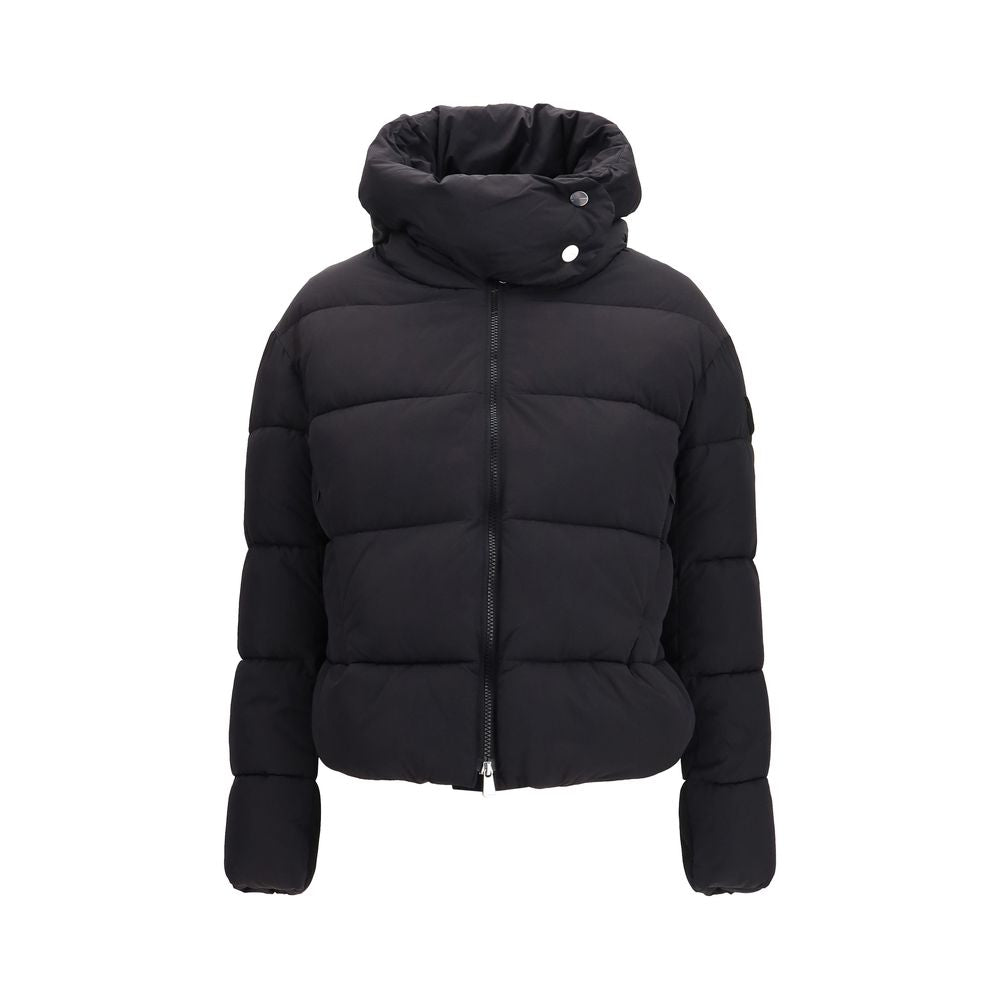 PINKO Black Nylon Full-Length Jacket PINKO