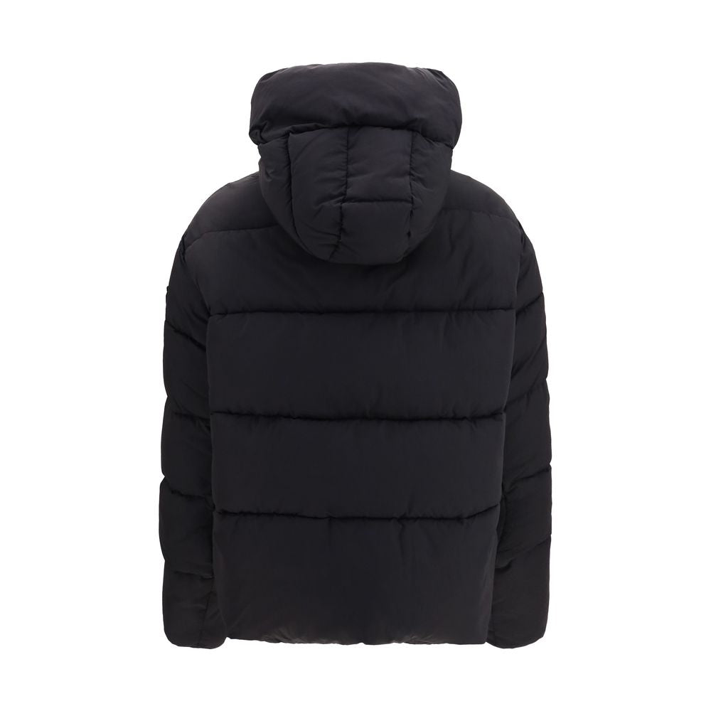 PINKO Black Nylon Full-Length Jacket PINKO
