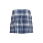 PINKO Blue Polyester Mini Skirt PINKO