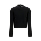 PINKO Black Wool Oves Aries Sweatshirt PINKO