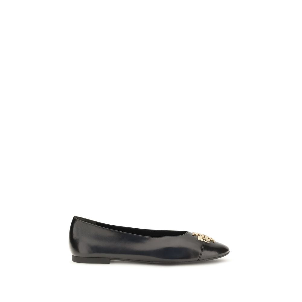 Tory Burch Black Goatskin Ballet Flats Tory Burch