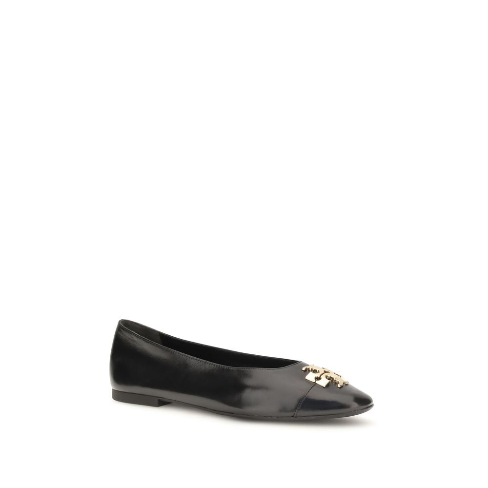 Tory Burch Black Goatskin Ballet Flats Tory Burch