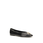 Tory Burch Black Goatskin Ballet Flats Tory Burch