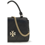 Tory Burch Black Calf Leather Bos Taurus Wallet Tory Burch