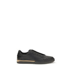 Fendi Black Calf Leather Bos Taurus Sneakers Fendi