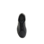 Fendi Black Calf Leather Bos Taurus Sneakers Fendi