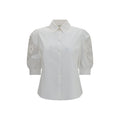 Valentino Garavani White Cotton Blouse Valentino Garavani