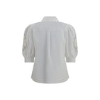 Valentino Garavani White Cotton Blouse Valentino Garavani