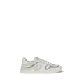 Dolce & Gabbana White Calf Leather Bos Taurus Low Top Sneakers Dolce & Gabbana