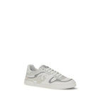 Dolce & Gabbana White Calf Leather Bos Taurus Low Top Sneakers Dolce & Gabbana