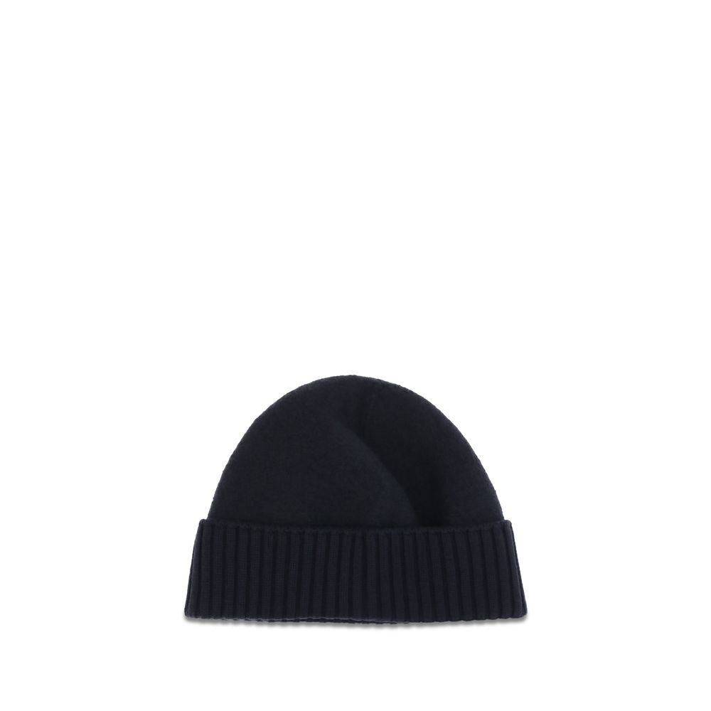 Dolce & Gabbana Black Wool Oves Aries Beanie Dolce & Gabbana