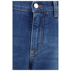 Dolce & Gabbana Blue Cotton Slim Fit Jeans Dolce & Gabbana