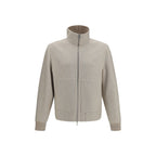 Brunello Cucinelli Beige Cashmere Full-Length Jacket Brunello Cucinelli