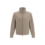Brunello Cucinelli Beige Cashmere Full-Length Jacket Brunello Cucinelli