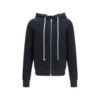 Rick Owens Black Cotton Sweatshirt Rick Owens