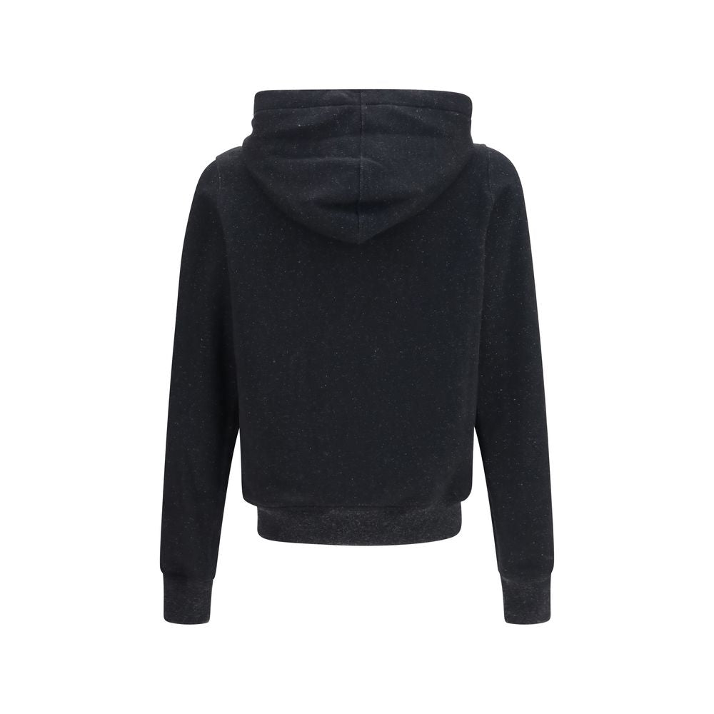 Rick Owens Black Cotton Sweatshirt Rick Owens