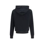 Rick Owens Black Cotton Sweatshirt Rick Owens