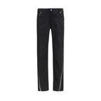 Rick Owens Black Wool Oves Aries Straight-Leg Jeans Rick Owens