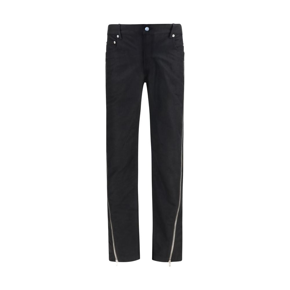Rick Owens Black Wool Oves Aries Straight-Leg Jeans Rick Owens
