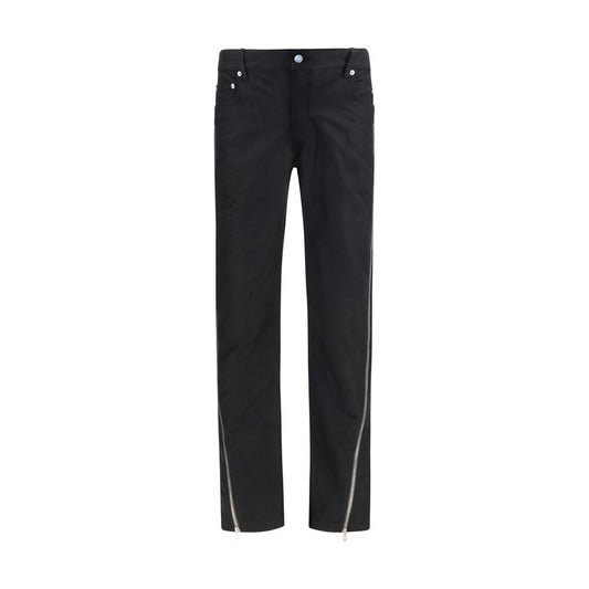 Rick Owens Black Wool Oves Aries Straight-Leg Jeans Rick Owens