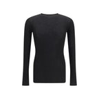 Rick Owens Black Wool Oves Aries Sweatshirt