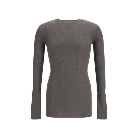 Rick Owens Gray Wool Oves Aries Sweatshirt Rick Owens