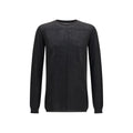 Rick Owens Black Wool Oves Aries Sweatshirt Rick Owens