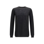 Rick Owens Black Wool Oves Aries Sweatshirt Rick Owens