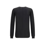 Rick Owens Black Wool Oves Aries Sweatshirt Rick Owens