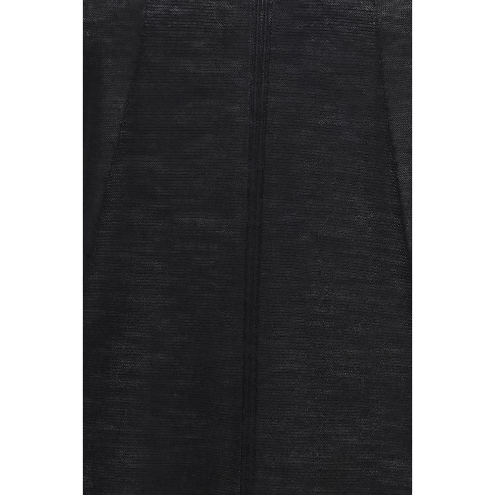 Rick Owens Black Wool Oves Aries Sweatshirt Rick Owens