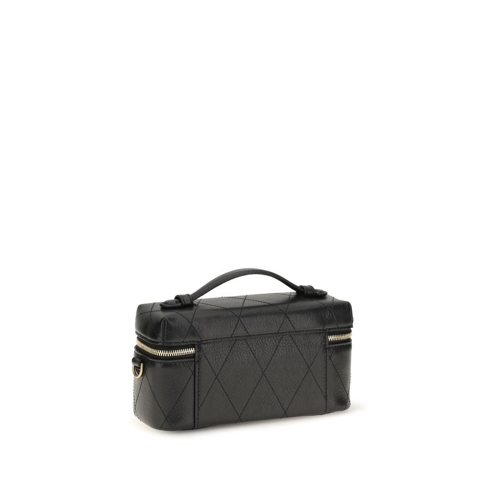 Tory Burch Black Calf Leather Bos Taurus Wallet Tory Burch