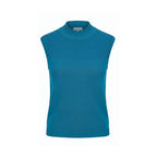 Malo Blue Silk Women Sweater Malo