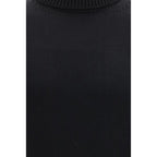 Roberto Collina Black Wool Oves Aries Turtleneck