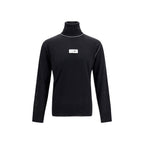 MM6 Black Wool Oves Aries Turtleneck