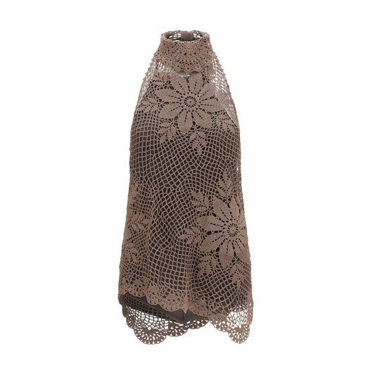 Magda Butrym Brown Cotton Blouse