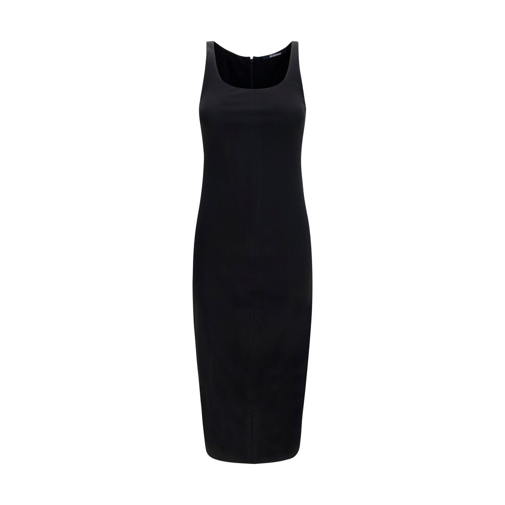 Jacquemus Black Viscose Cocktail Dress