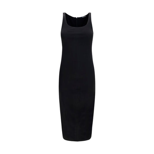 Jacquemus Black Viscose Cocktail Dress