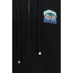 Casablanca Black Wool Oves Aries Sweatshirt