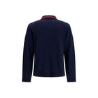 Casablanca Blue Wool Oves Aries Full-Length Jacket