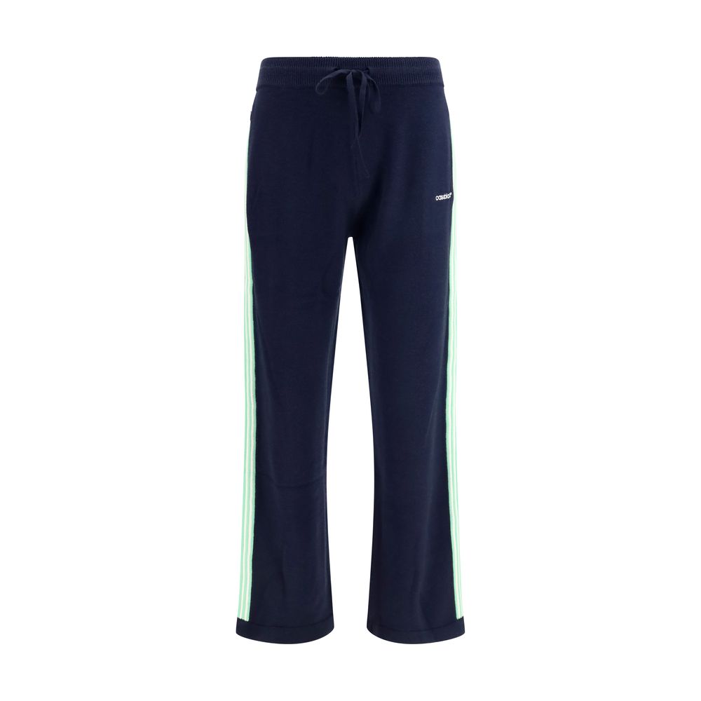 Casablanca Blue Wool Oves Aries Joggers Workout Pants Casablanca