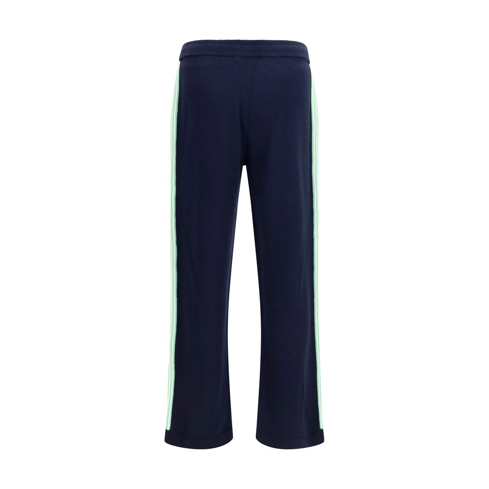 Casablanca Blue Wool Oves Aries Joggers Workout Pants Casablanca